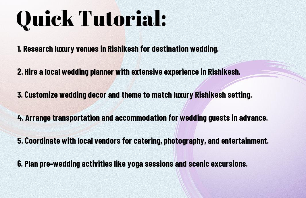 10 steps for a luxury rishikesh wedding bha Vacation Tribe