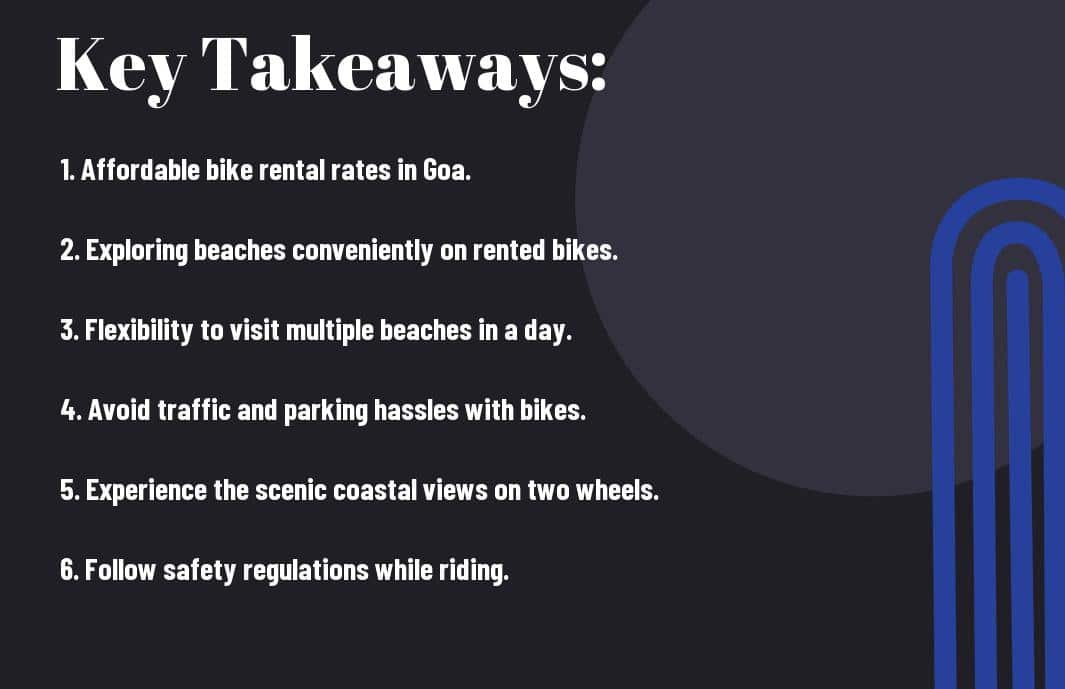 goa bike rental rates and beach tips nnn Vacation Tribe